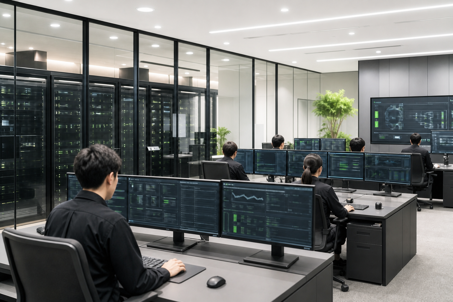 明るい企業内のセキュリティオペレーション環境